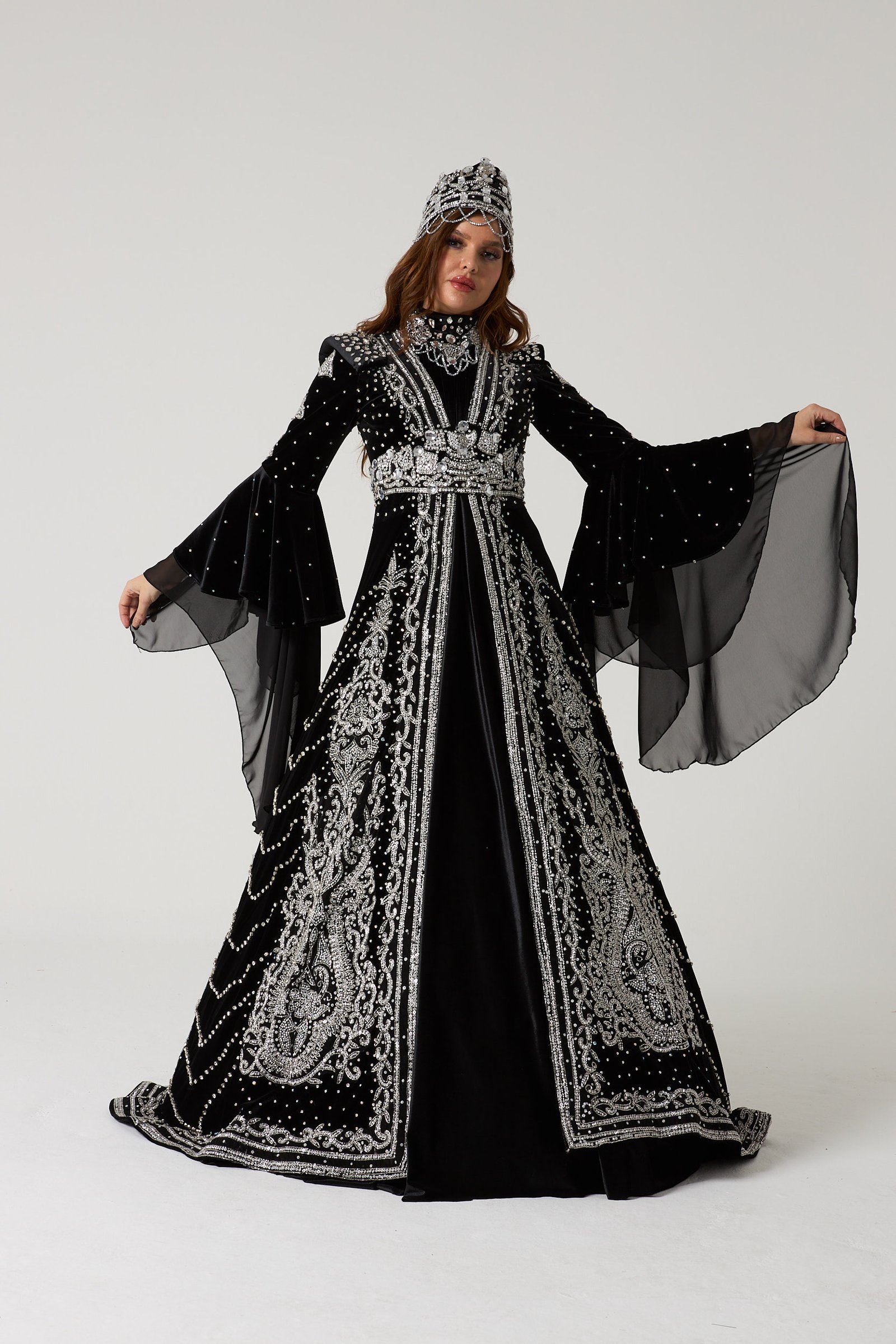 IMG_1683.jpeg SİYAH KAFTAN - Görsel 4