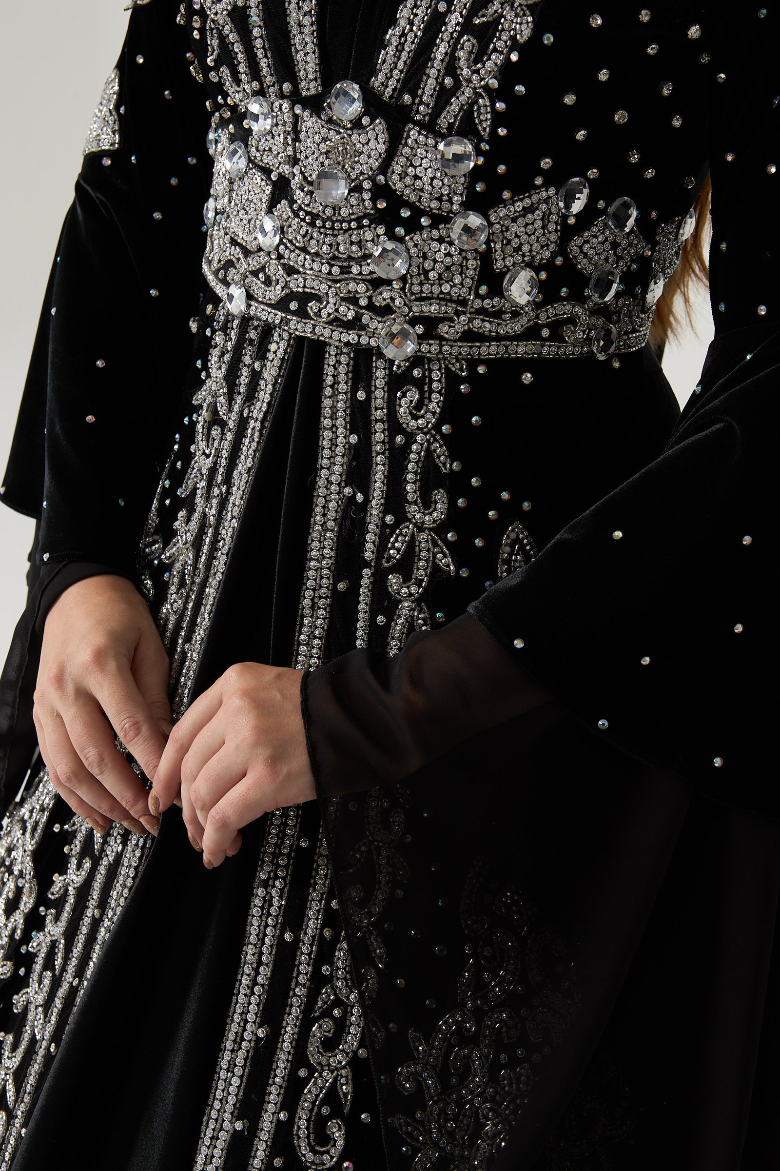 IMG_1757.jpeg SİYAH KAFTAN - Görsel 5